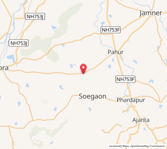 Map of Shendurni, Maharashtra