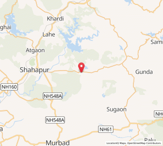 Map of Shenwa, Maharashtra