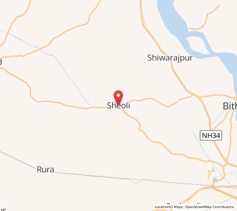 Map of Sheoli, Uttar Pradesh