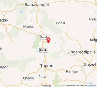 Map of Sheonur, Andhra Pradesh