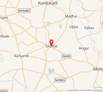 Map of Shetphal, Maharashtra