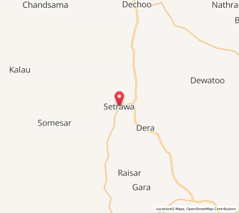 Map of Shetrawa, Rajasthan