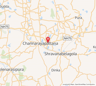 Map of Shettihalli, Karnataka