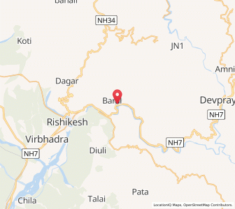 Map of Shibpuri, Uttarakhand