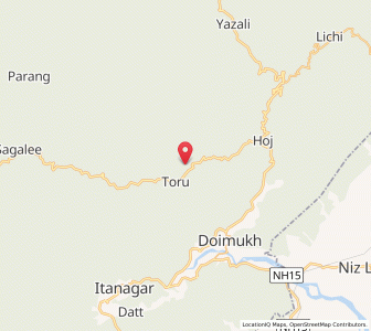 Map of Shikhi, Arunachal Pradesh