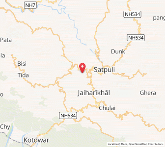 Map of Shimalya, Uttarakhand
