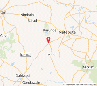 Map of Shingnapur, Maharashtra