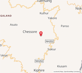 Map of Shipungrr, Nagaland