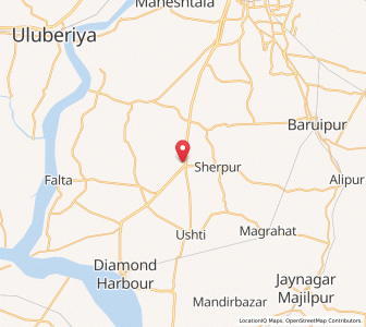 Map of Shirakol, West Bengal