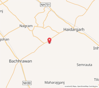 Map of Shiugarh, Uttar Pradesh