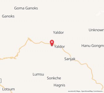 Map of Shore, Kashmir