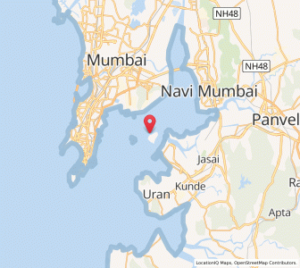 Map of Shot Bandar, Maharashtra