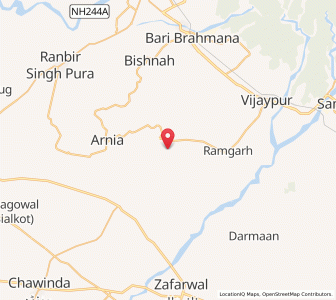 Map of Shri Gulabsinghpur, Kashmir