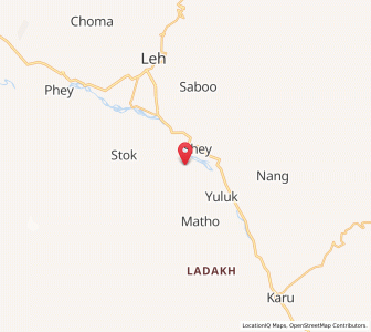 Map of Shushot, Kashmir