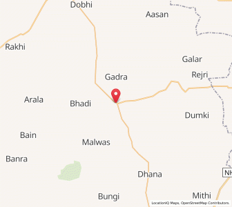 Map of Sidhmukh, Rajasthan