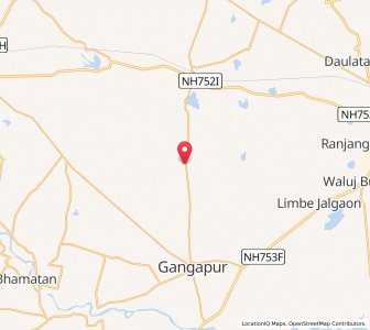 Map of Sidhnath Wadgaon, Maharashtra
