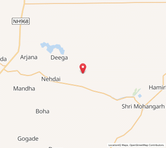 Map of Sidrao, Rajasthan