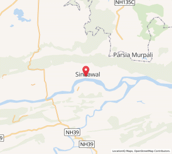 Map of Sihawal, Madhya Pradesh