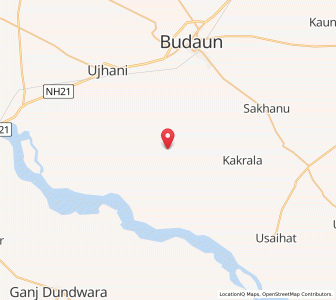 Map of Sihsaiyan, Uttar Pradesh
