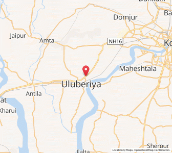Map of Sijbaria, West Bengal
