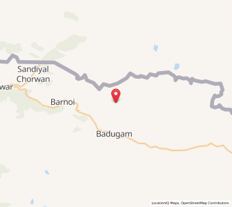 Map of Sikandar Mir, Kashmir