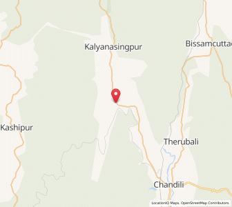 Map of Sikarapai, Odisha