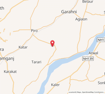 Map of Sikarhata, Bihar