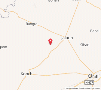 Map of Sikri Raja, Uttar Pradesh