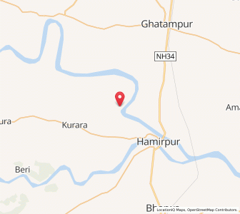 Map of Sikrorhi, Uttar Pradesh