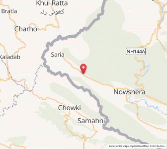 Map of Sila na Jabbai, Kashmir