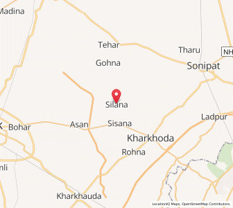Map of Silana, Haryana