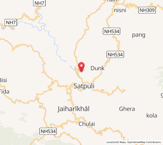 Map of Silangaon, Uttarakhand