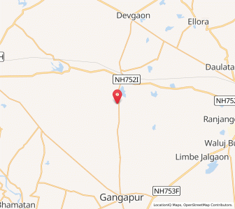 Map of Silegaon, Maharashtra