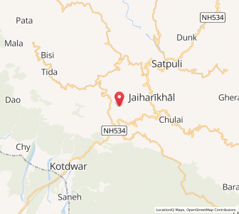 Map of Silet, Uttarakhand