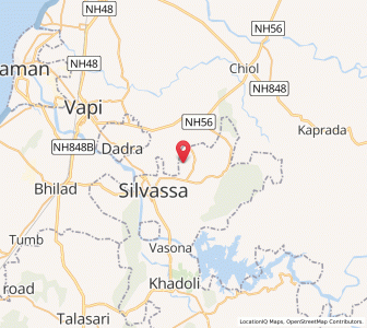 Map of Sili, Dadra and Nagar Haveli