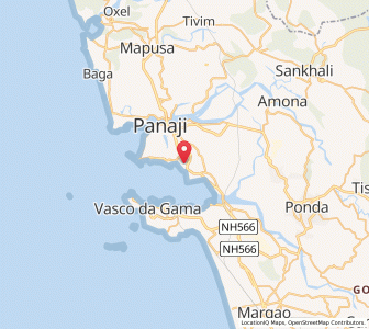 Map of Silidao, Goa