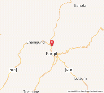 Map of Silikche, Kashmir