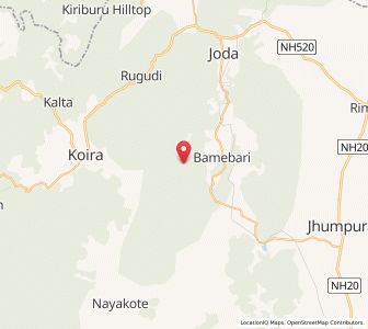 Map of Siljora, Odisha