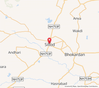 Map of Sillod, Maharashtra