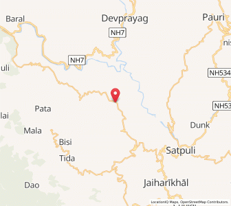 Map of Silogi, Uttarakhand