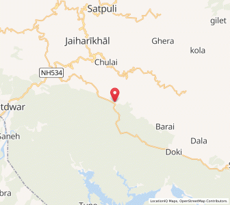 Map of Simalsera, Uttarakhand