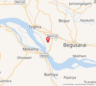 Map of Simaria Ghat, Bihar
