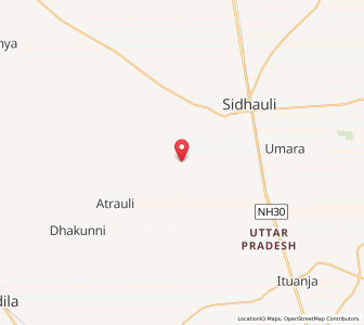 Map of Simauri, Uttar Pradesh