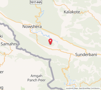 Map of Simbal, Kashmir