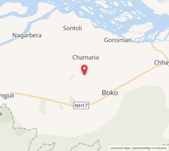 Map of Simila, Assam