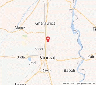 Map of Simla Maulana, Haryana