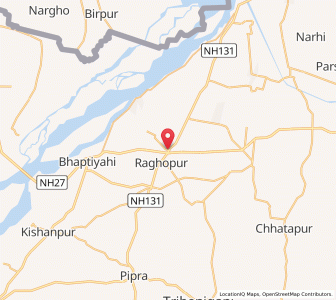 Map of Simrahi, Bihar