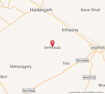 Map of Simrauta, Uttar Pradesh