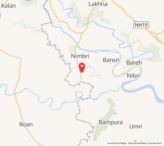 Map of Sindaus, Uttar Pradesh