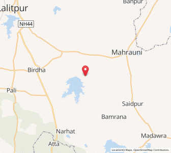 Map of Sindwaha, Uttar Pradesh